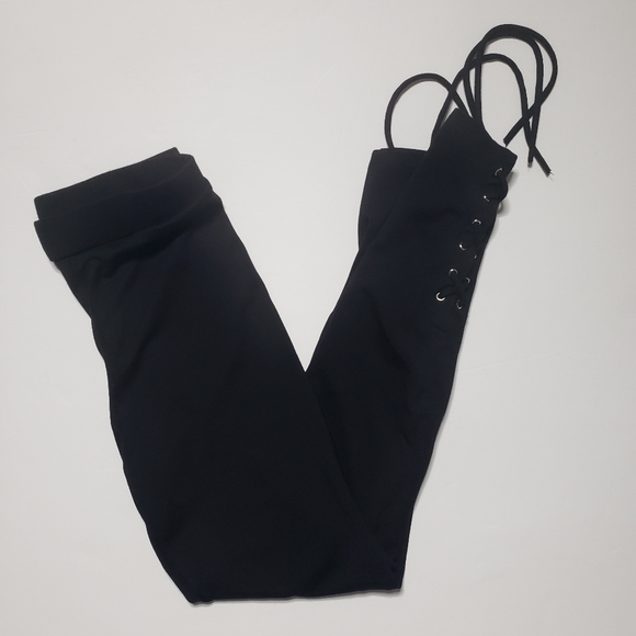 Lovers + Friends Black Waltz Side String Legging - Picture 6 of 9